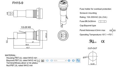 精準保護，安全首選 一字頭十字頭旋轉式保險座與6×3.0保險絲座的全場景應用解析
